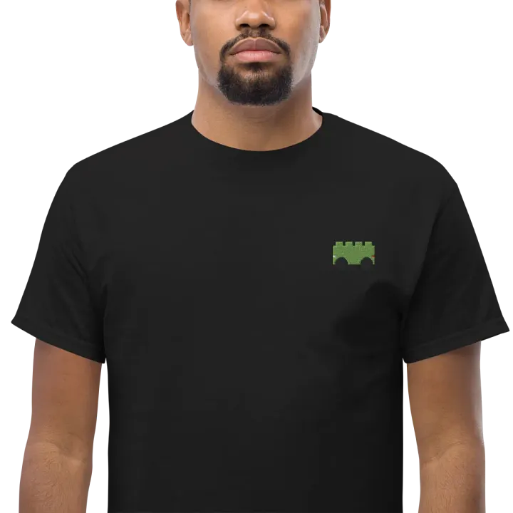 Brick-Car Tee Stitched Green product image (1)