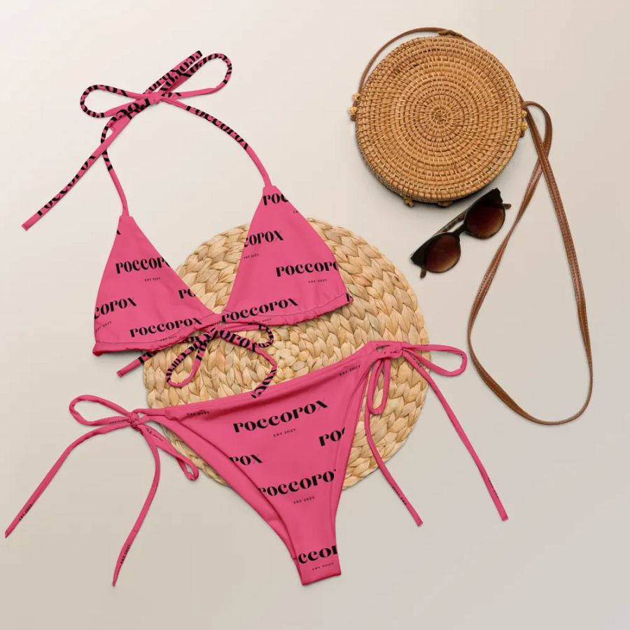 RoccoRox Pink String Bikini product image (8)