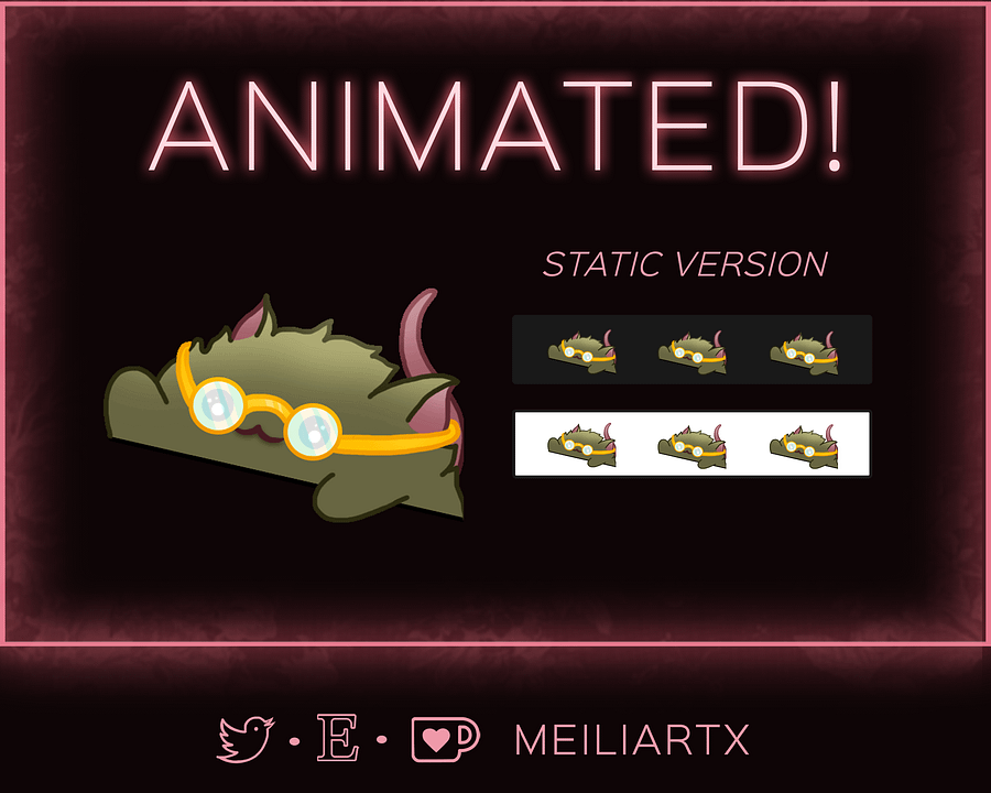 ANIMATED EMOTE Chibi Twitch Bongo Tap product image (2)