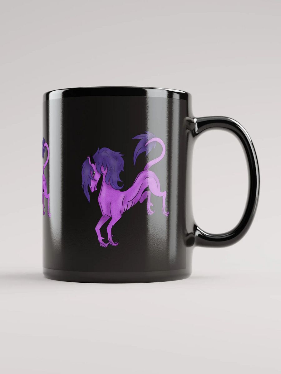 IDK Horse (Glossy Black Mugs) product image (1)