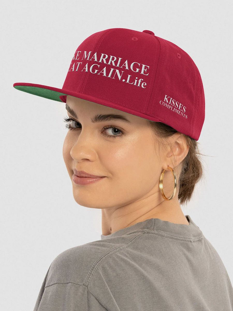 Hat: MAKE MARRIAGE GREAT AGAIN.Life All Four Sides Printed product image (5)