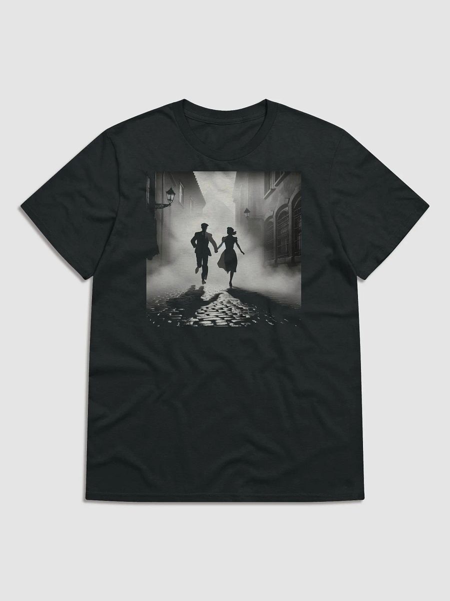 Fleeting Moments: A Noir Escape (Front Print Womens Tee) product image (1)