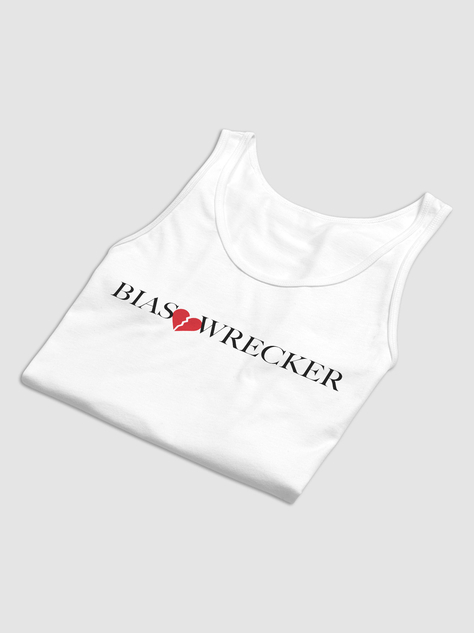 Bias Wrecker Jersey Tank Top White product image (3)