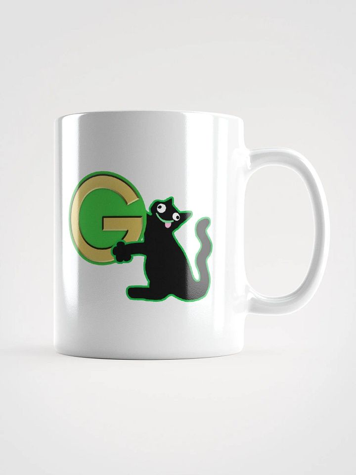 White Mug - DerpCat with Pre-2025 Gumstitch logo product image (1)