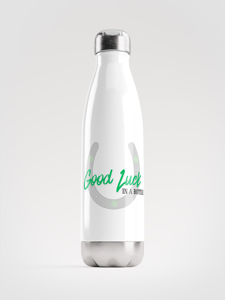 The "Good Luck in a Bottle" Stainless Steel Water Bottle product image (1)