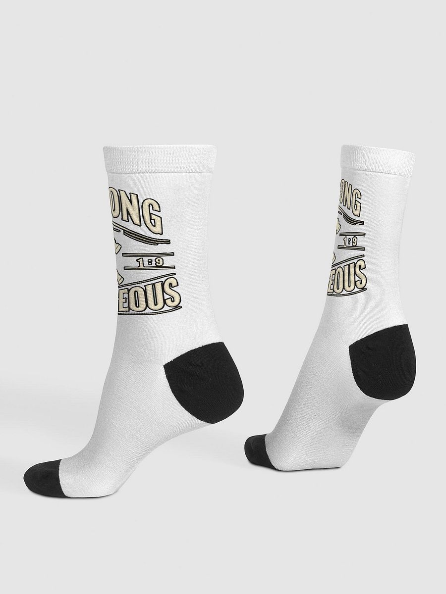 Be Strong and Courageous Crew Socks product image (3)
