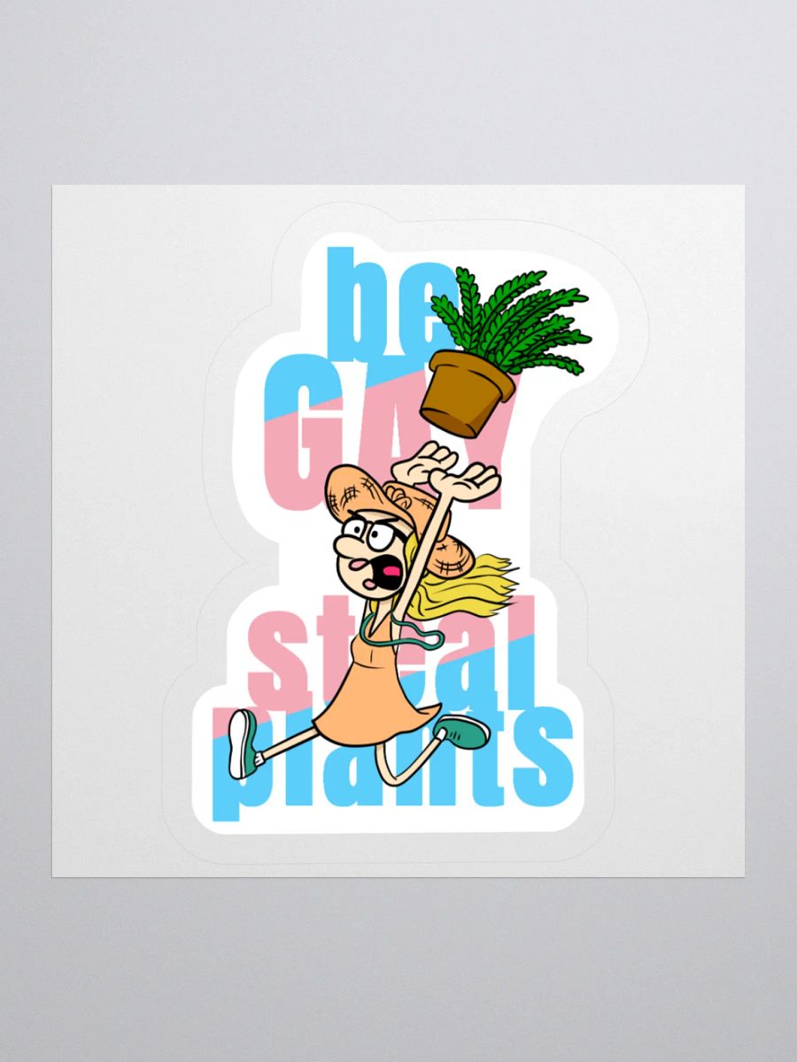 Fern Girl Sticker (Trans) product image (1)
