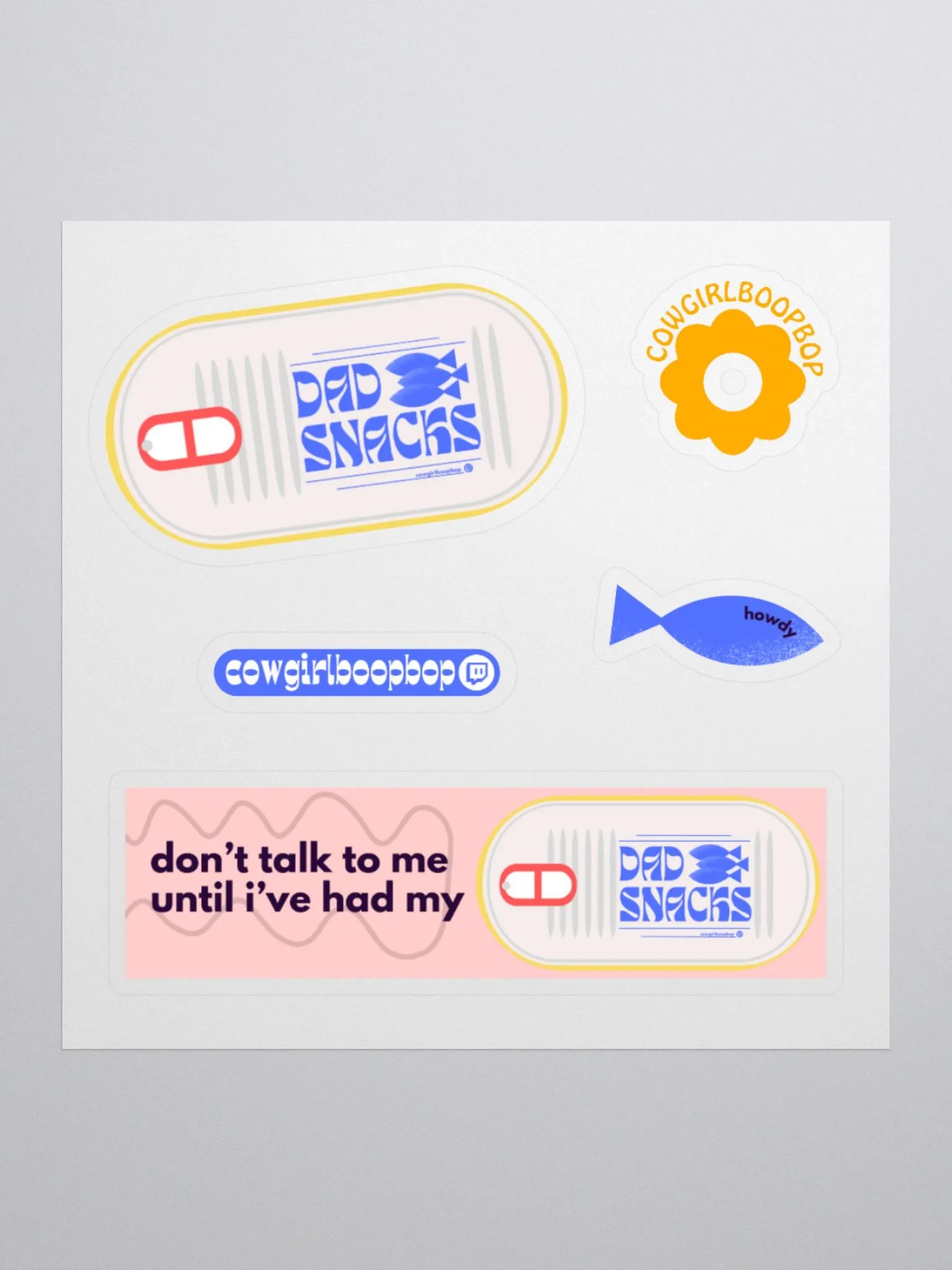 dad snack sticker pack product image (2)