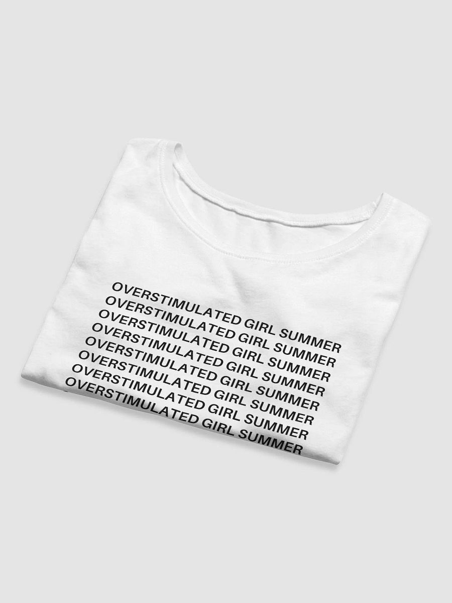 OVERSTIMULATED GIRL SUMMER black crop top product image (5)