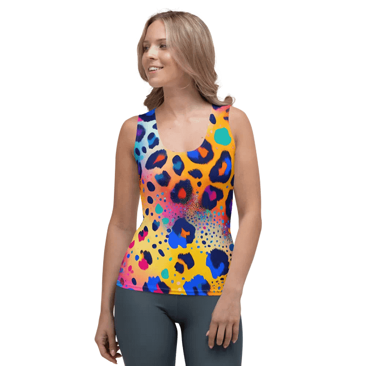 Electric Jungle Leopard Womens Tank product image (1)