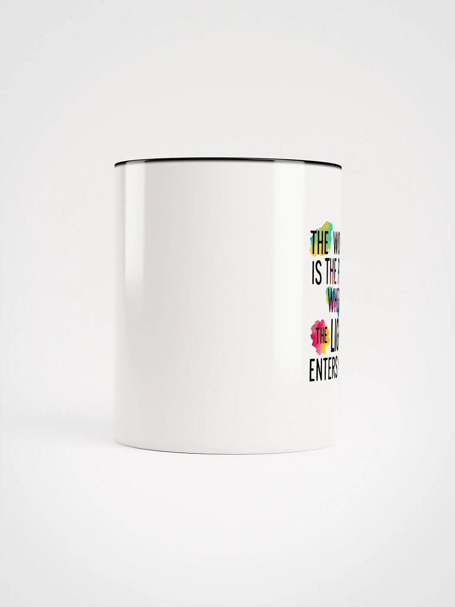 The wound is the place where the Light enters you - Ceramic Mug with Color Inside product image (5)