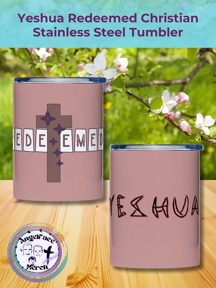 Yeshua Redeemed Christian Stainless Steel Tumbler product image (1)