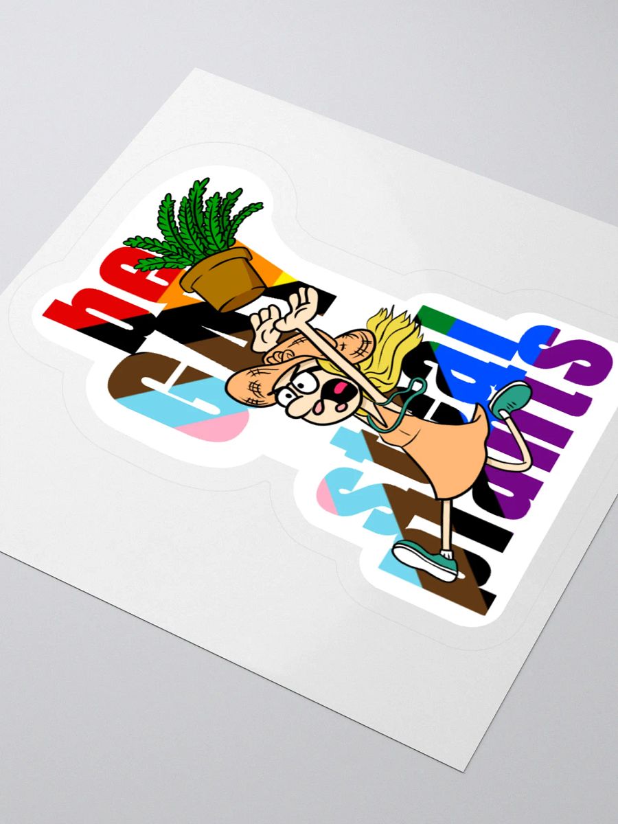 Fern Girl (Rainbow) Sticker product image (3)