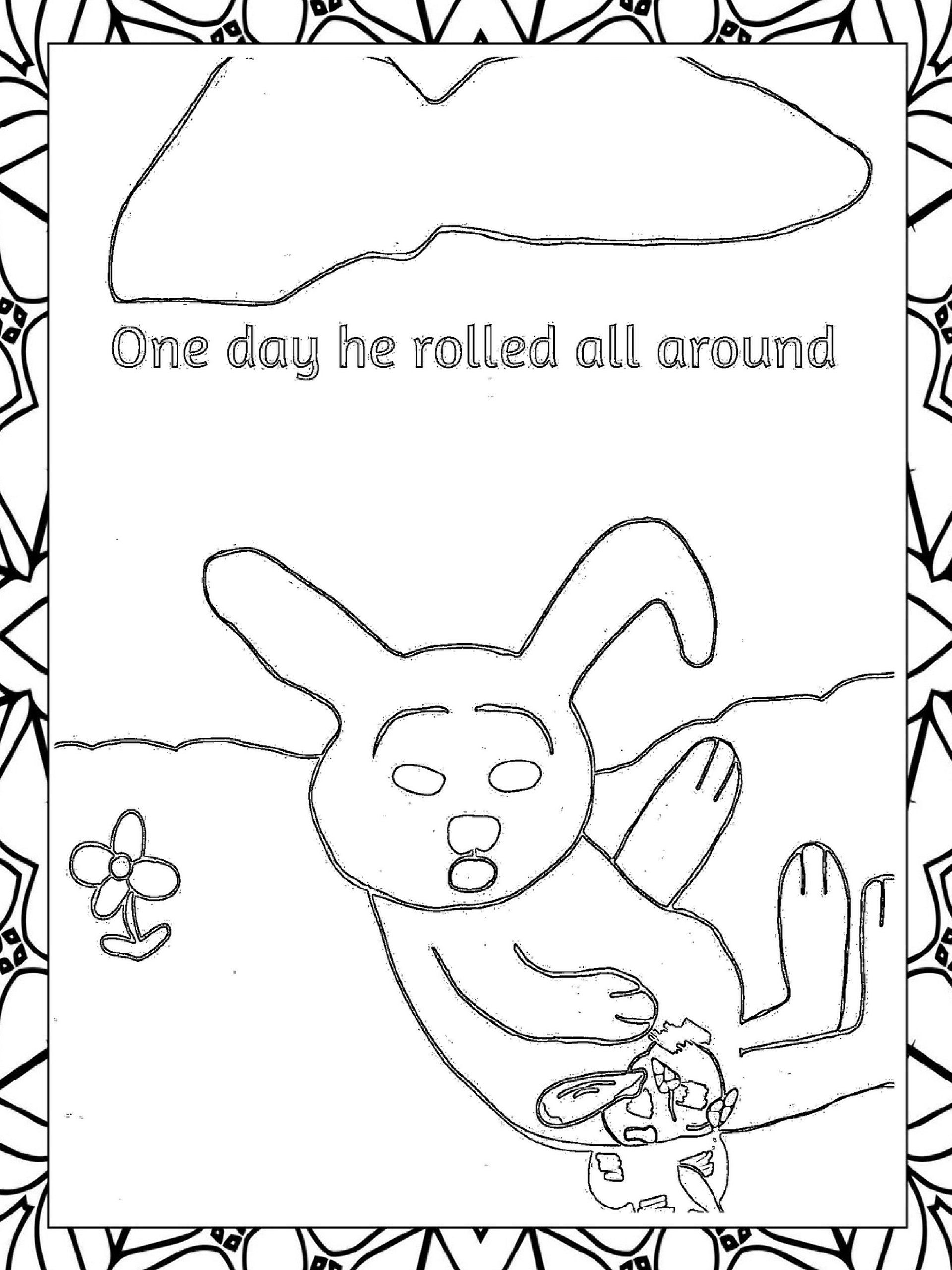 The Banana Bunny Bum Coloring Story for Kids product image (7)