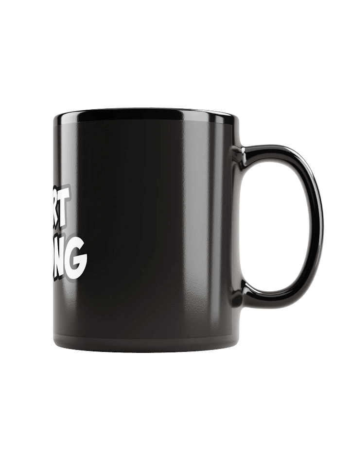 START STRONG Black Glossy Mug product image (1)