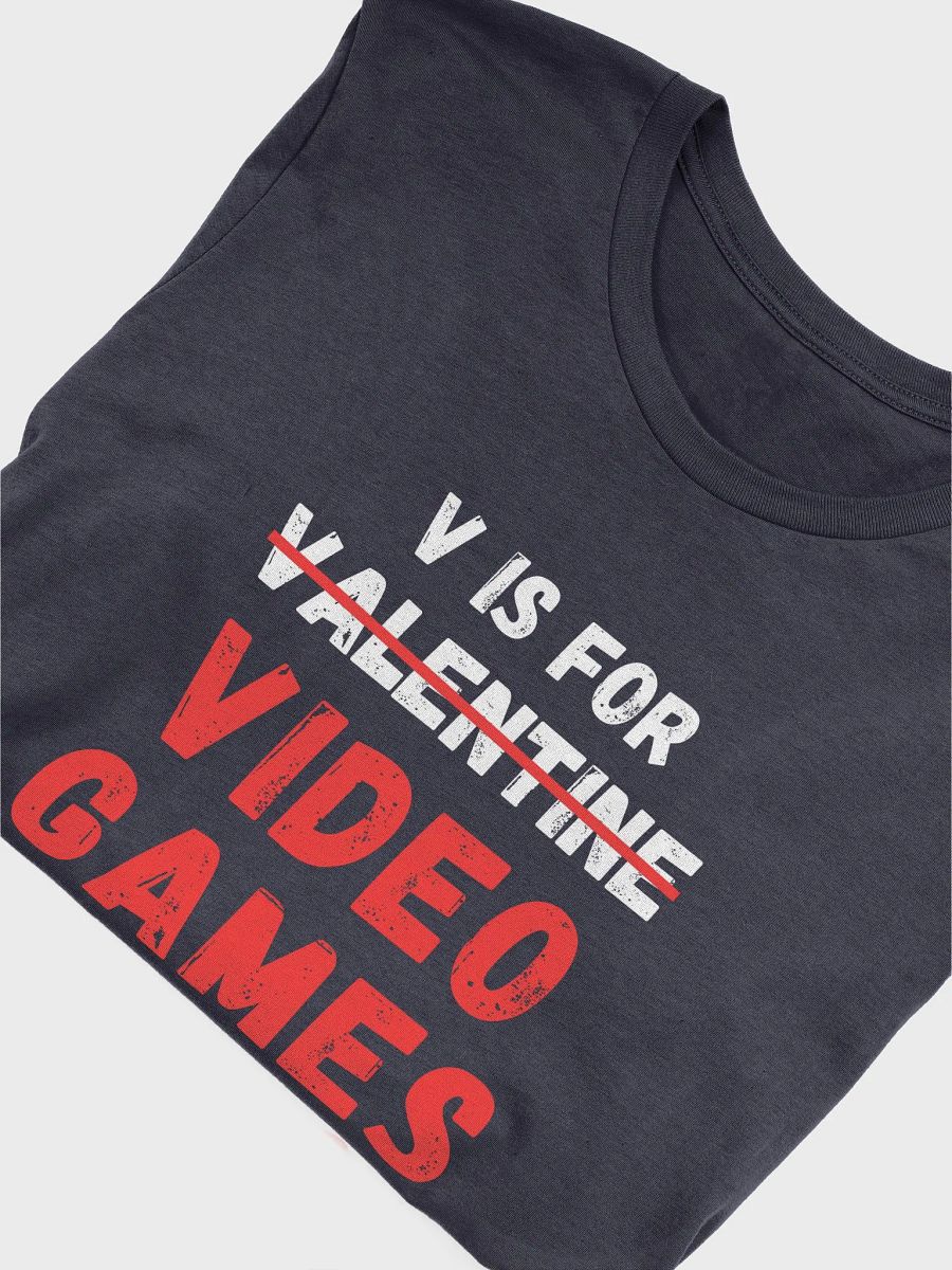 V Is For Video Games - Unisex T-shirt Bella Canvas 3001 product image (19)