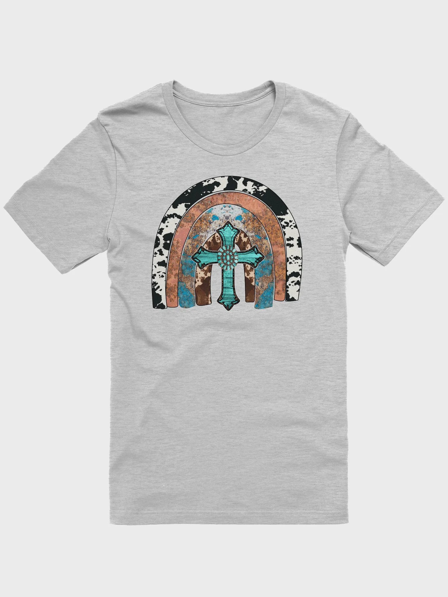 Jesus Rainbow Cowhide - Adult T-Shirt product image (2)