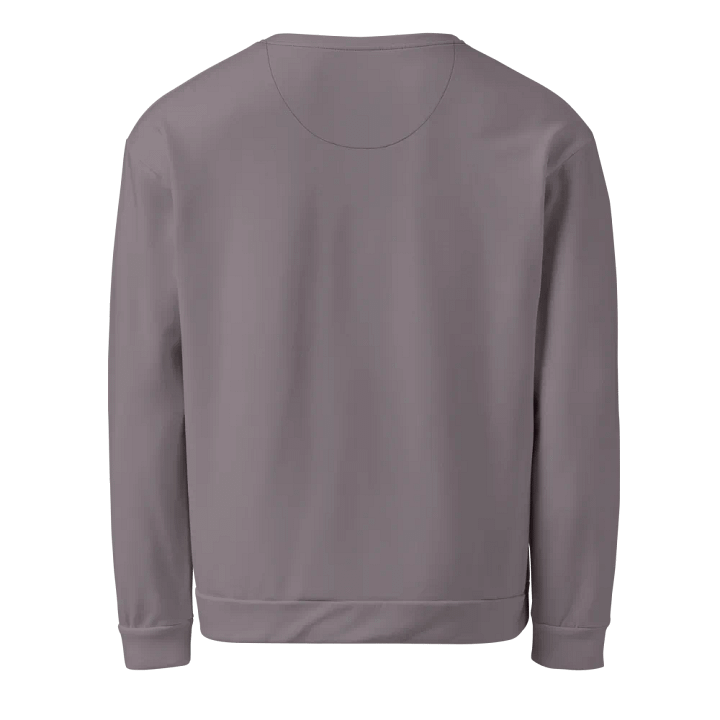 Plain Medium Gray True Summer Unisex Recycled Polyester Heavyweight Premium Sweatshirt by Treasure Pie product image (2)