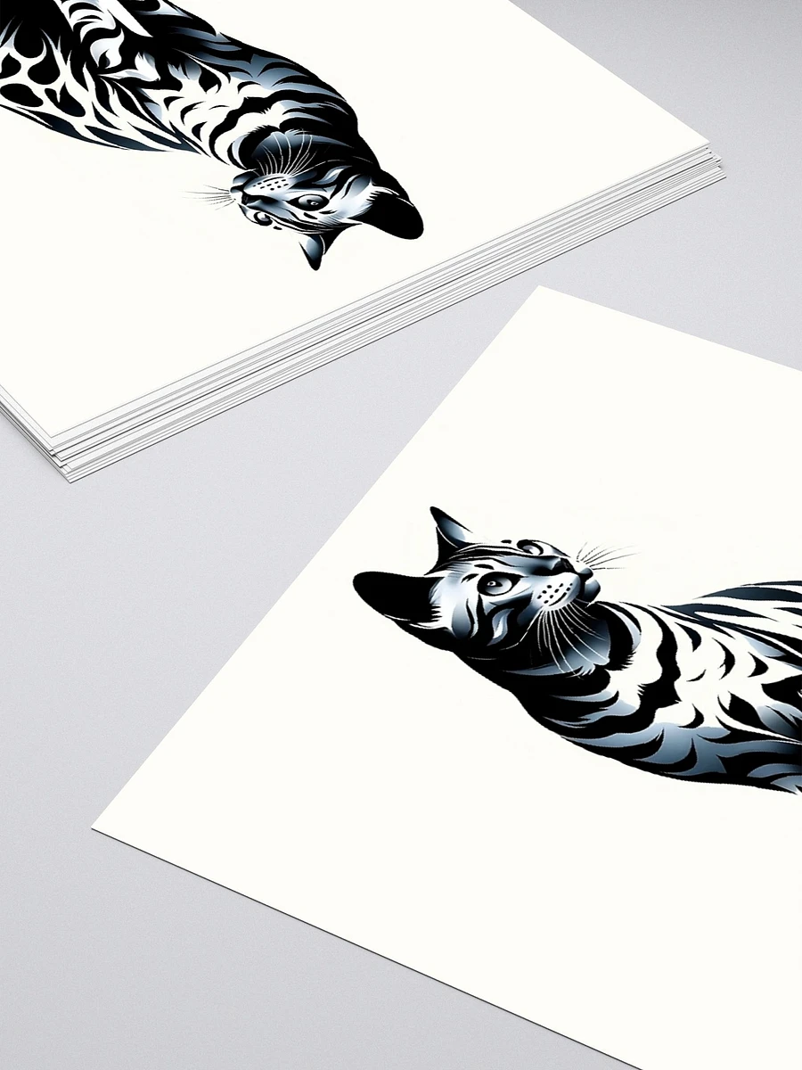 Kiss Cut Stickers: Bengal Monochrome product image (4)