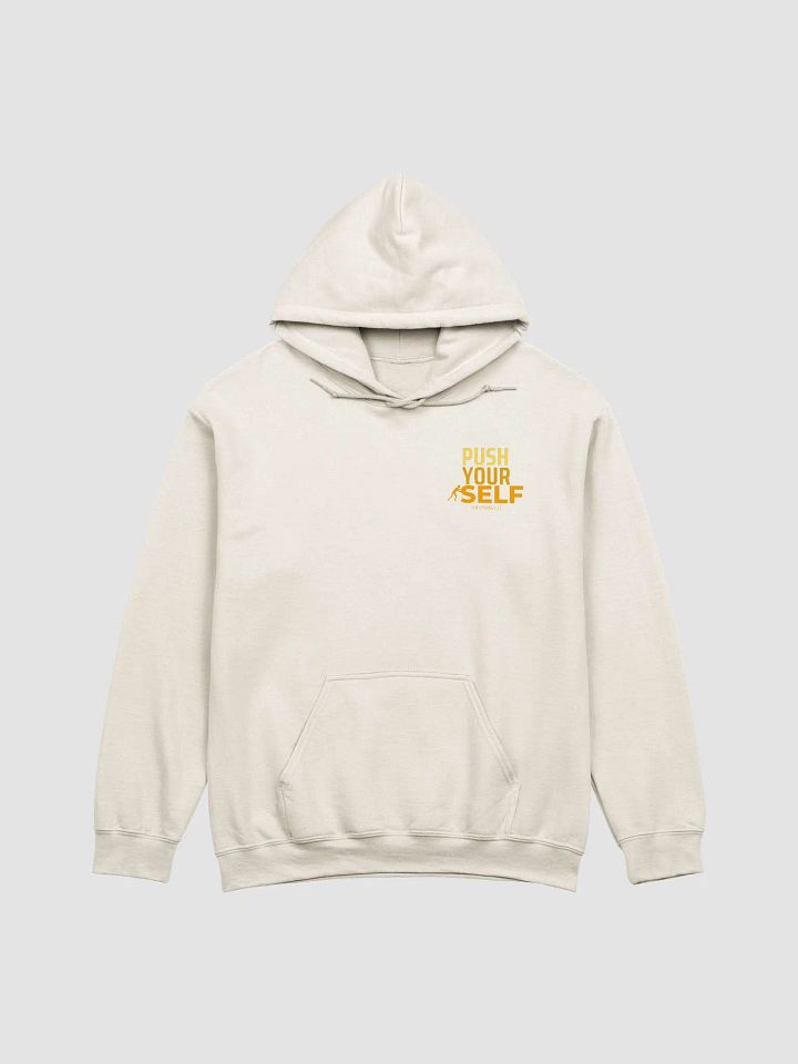 Gildan Classic Push Yourself Hoodie Beige_SC product image (1)
