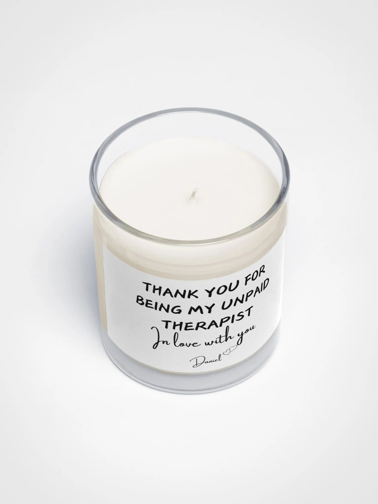 Unpaid Therapist Soy Wax Candle product image (3)