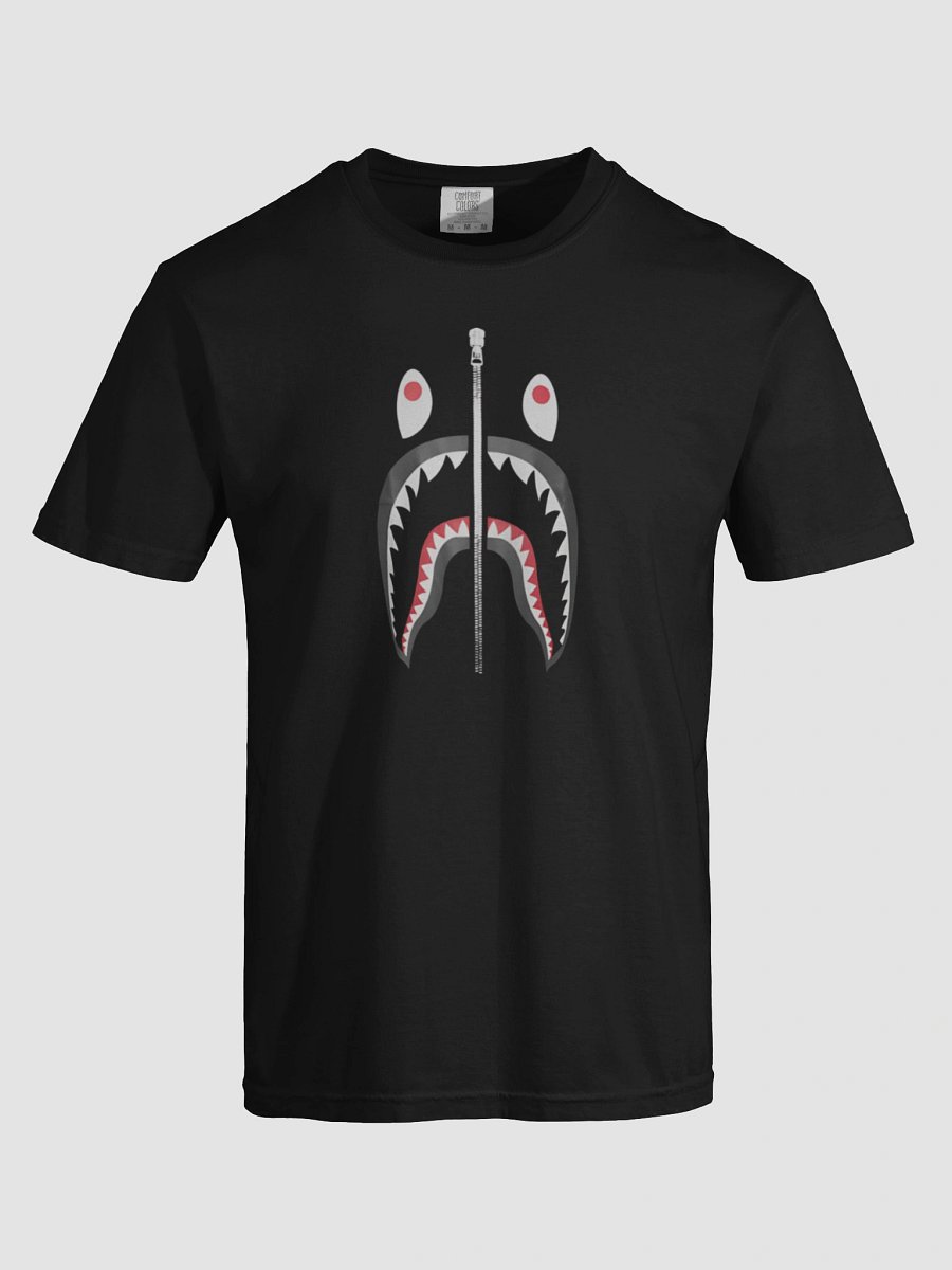 Symmetrical Shark Zipper T-Shirt product image (48)