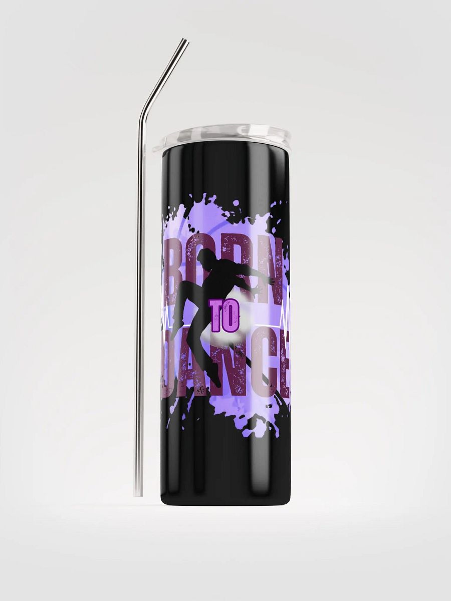 Born to Dance Vibes His Silhouette Stainless Steel Tumbler product image (2)