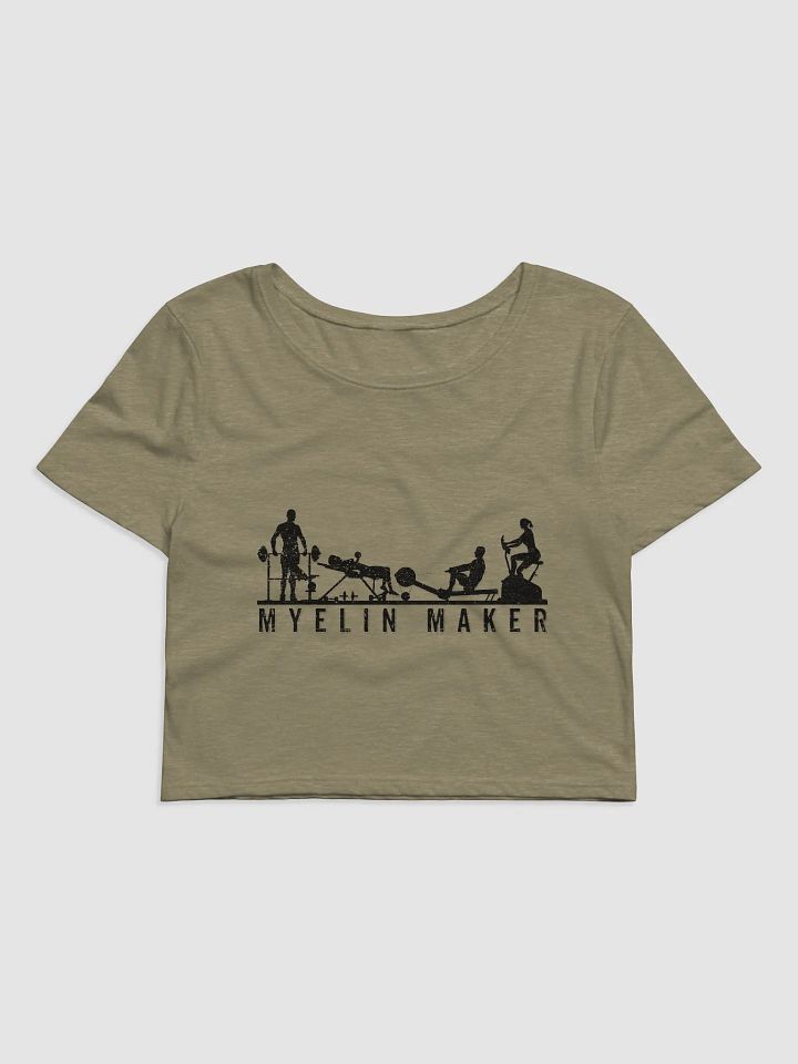 Women's Crop Tee (Black Text) product image (1)