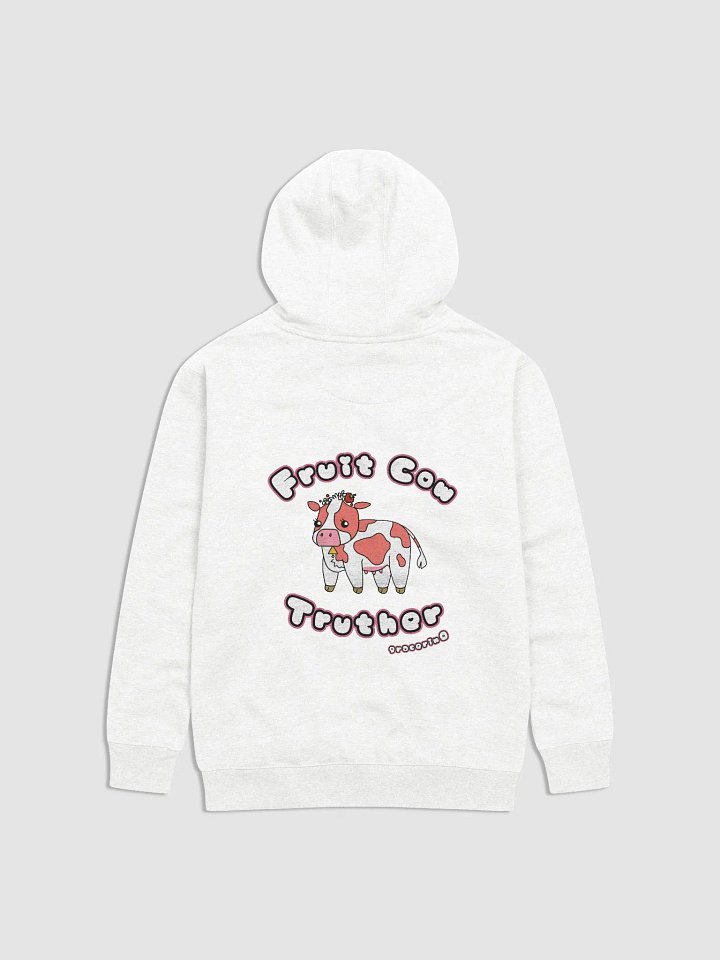 Fruit Cow Truther Hoodie (White) product image (2)