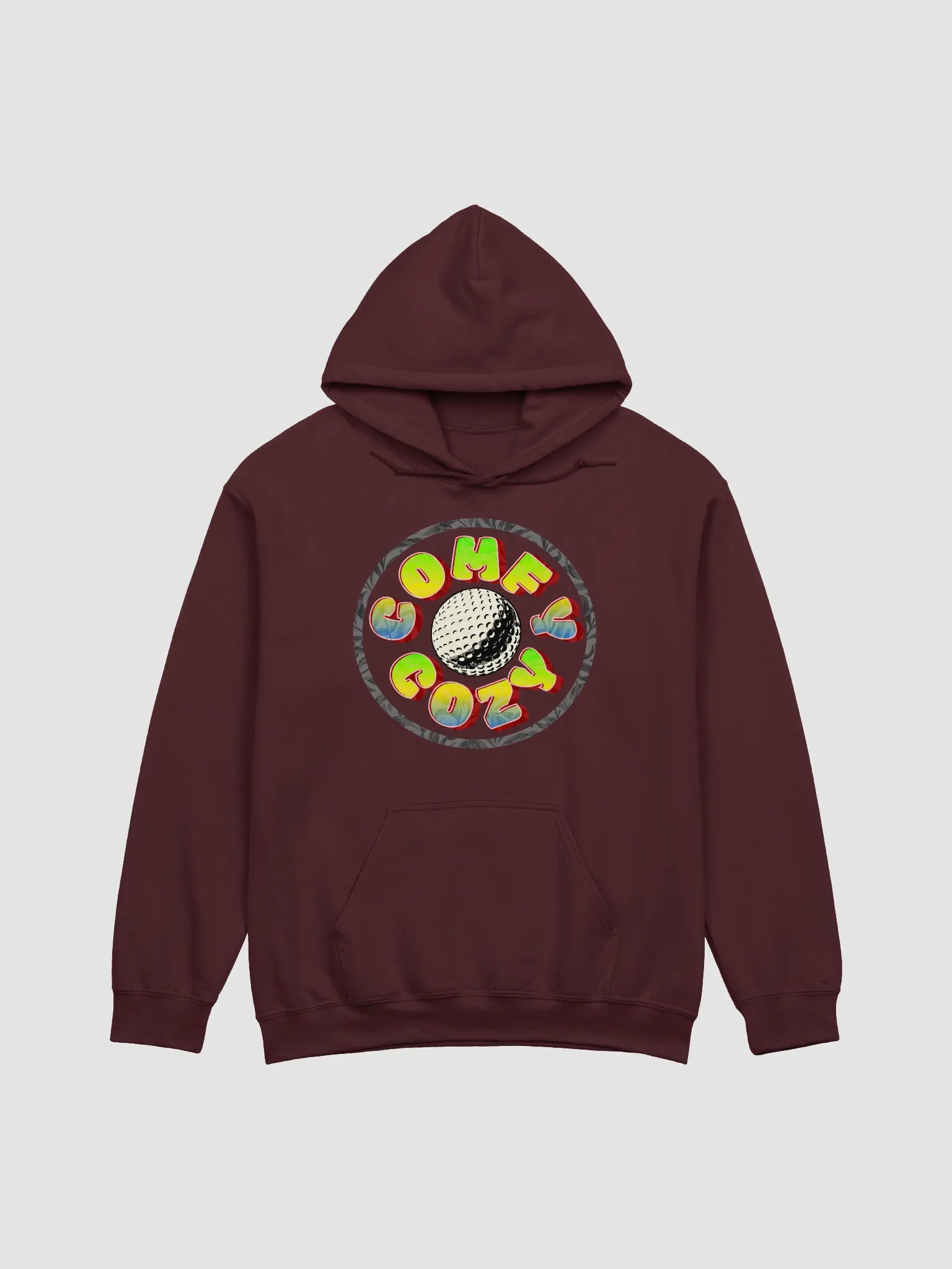 Comfy Cozy Golf Playful Ball Typography Hoodie product image (3)
