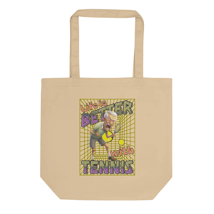 Life Is Better With Tennis Male Intense Enthusiast Tote Bag product image (1)
