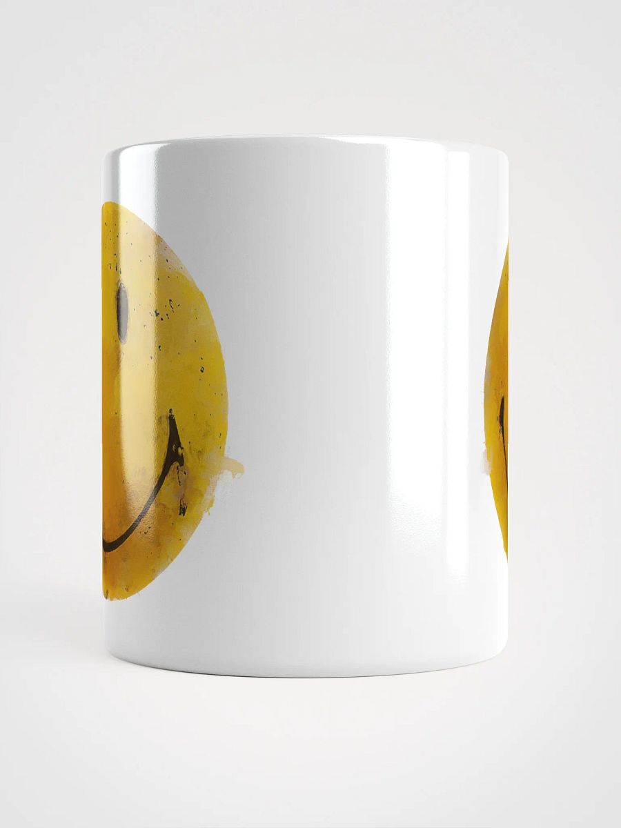 Cheerful Smiley Dog Toy White Glossy Mug product image (15)