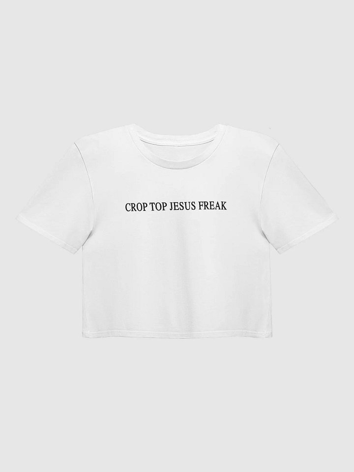 Crop Top Jesus Freak (White) product image (1)