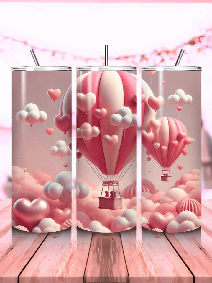 Valentine’s Day 20oz Tumbler Wrap – Heart-Themed Sublimation Design – Valentine’s Tumbler PNG – Instant Digital Download – 300 DPI product image (1)