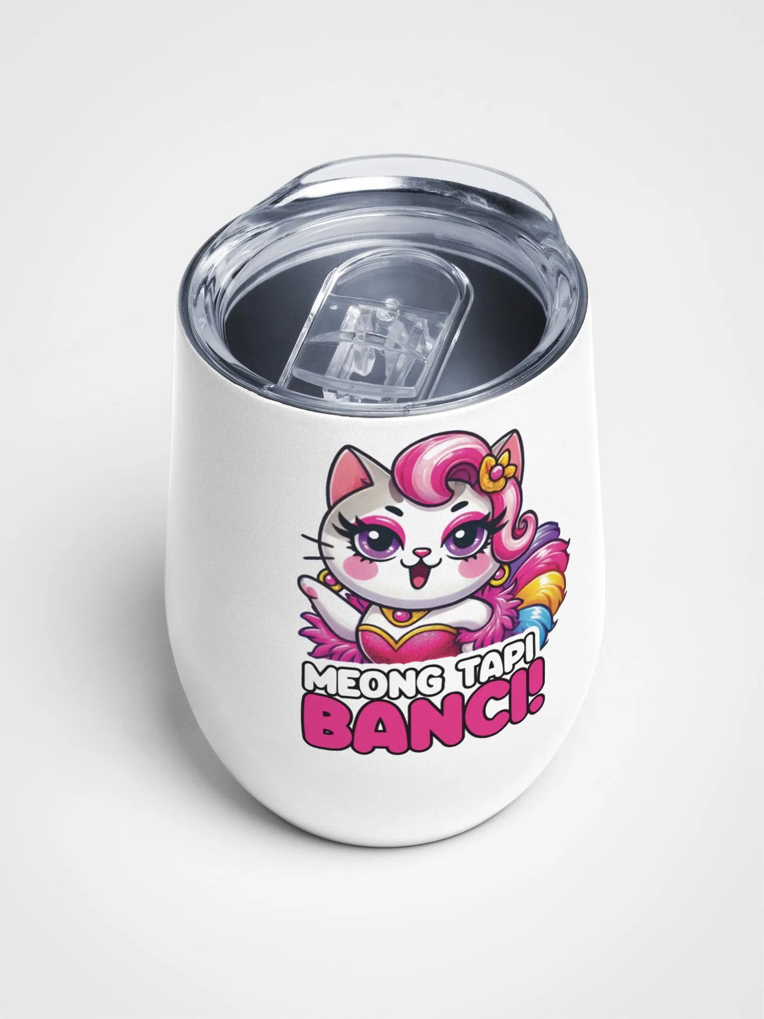 Meong Tapi Banci! 12oz/355ml Tumbler product image (4)