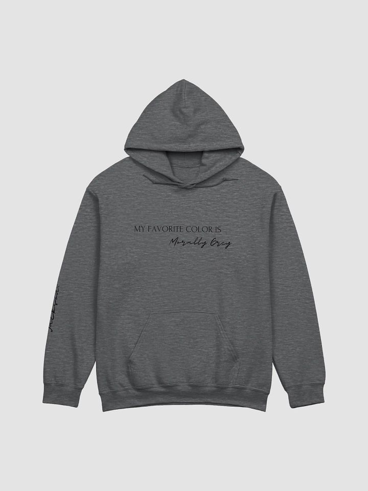 Morally Grey Hoodie Black Font - Jackson product image (1)