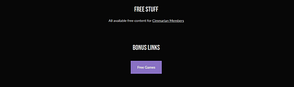 New Free Stuff Section