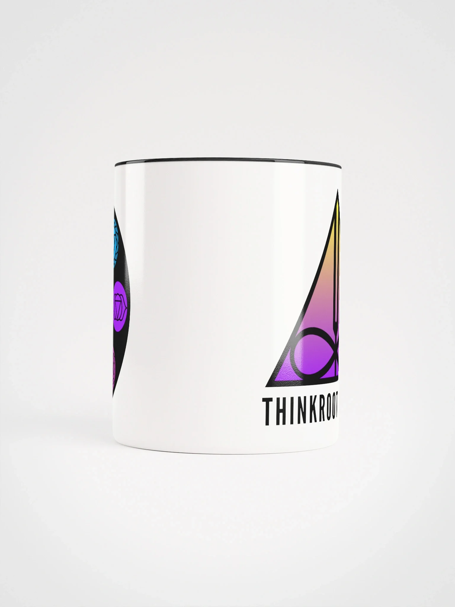 Tuning Forks Ceramic Mug — Triangle + Chakra Circle product image (3)