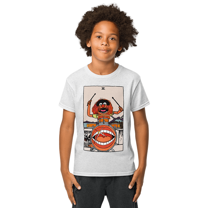 Animal Two of Wands Tarot Card Kid Shirt product image (9)