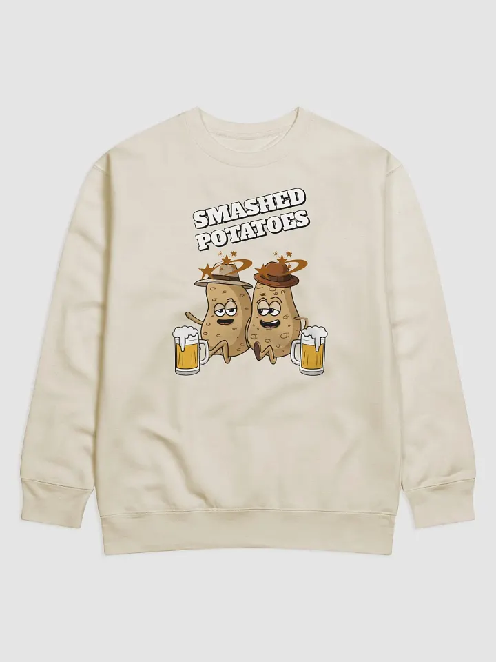 Smashed Potatoes - Funny Humorous Sweatshirt product image (1)