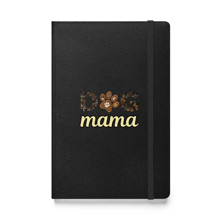 Dog Mama Paw Print Paw-some Hardcover Notebook product image (1)