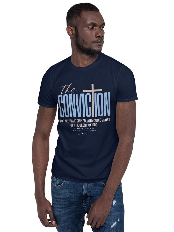 T-Shirt, The Road to Salvation, Step 1, CONVICTION/Admit, Short-Sleeve Unisex T-Shirt product image (1)
