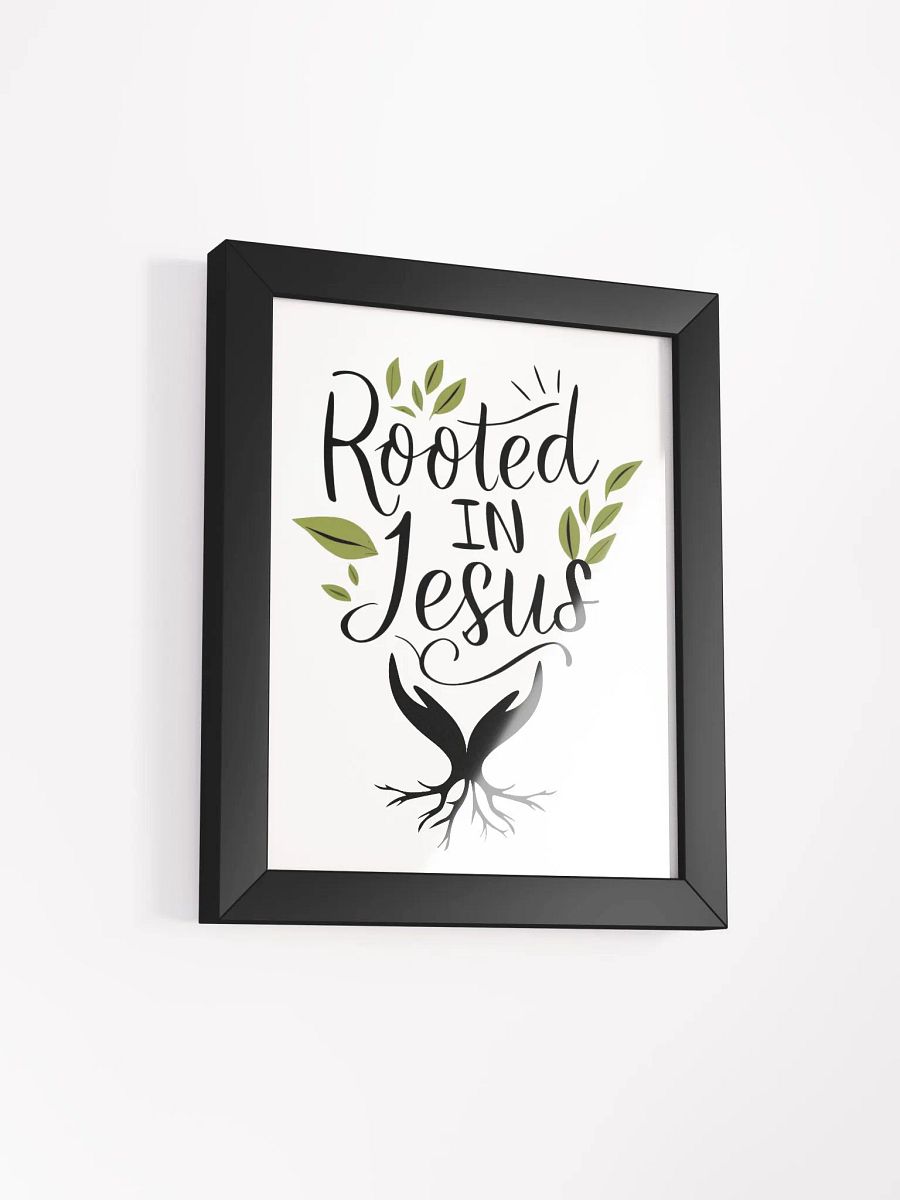 Rooted In Jesus Inspirational Wall Art product image (2)