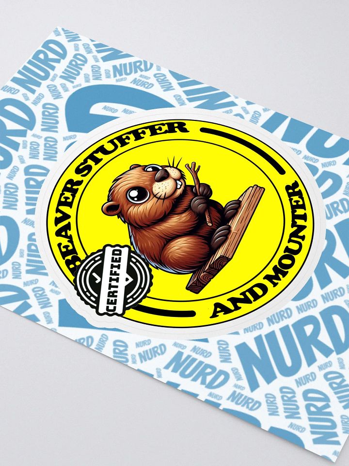 Beaver Certified Sticker (Lg) product image (2)