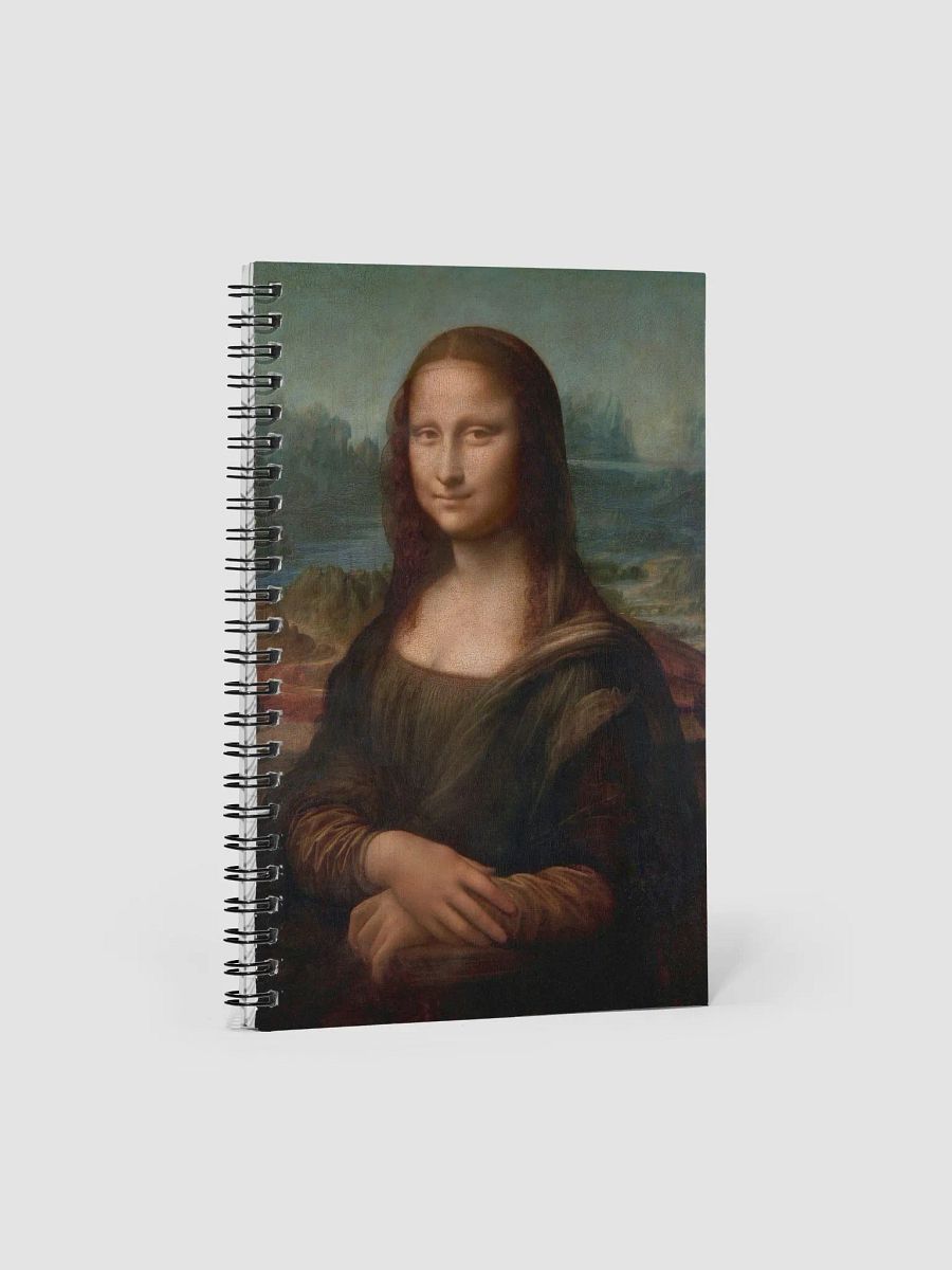 Portrait of Lisa Gherardini Spiral Notebook product image (2)