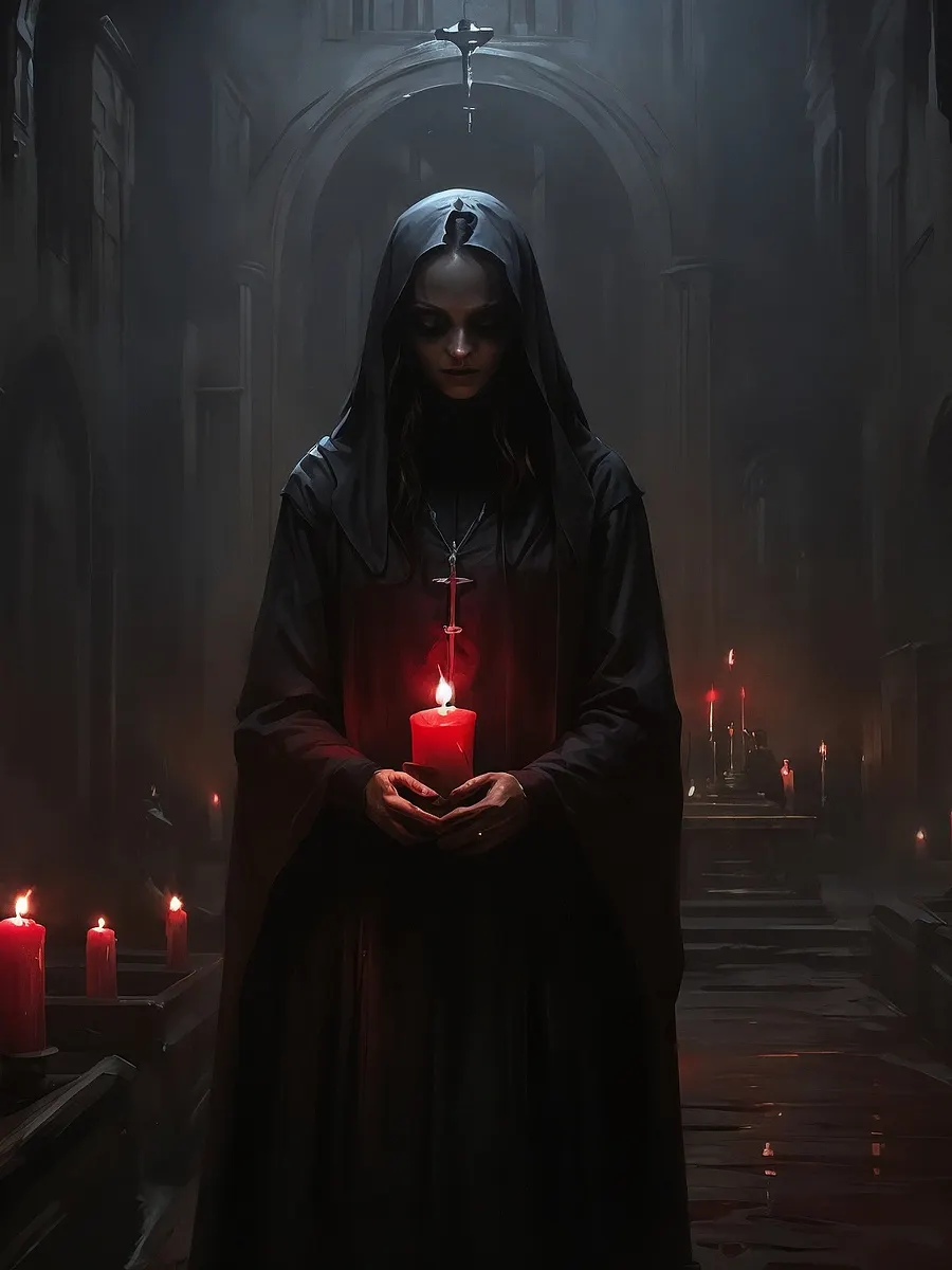 The Nun's Candlelight | 1-Hour of Dark Meditation Ambient - Dark Energy product image (1)