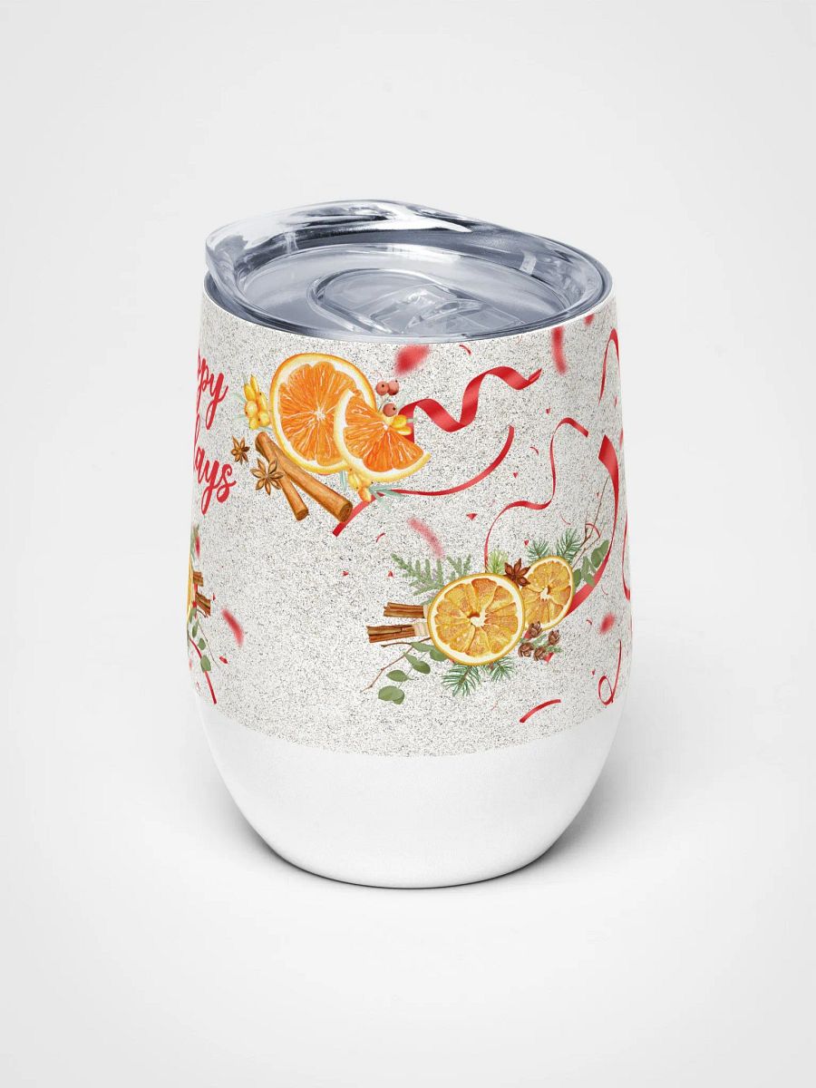 Festive Holiday Wine Tumbler gift for moms dads friends colleagues product image (5)