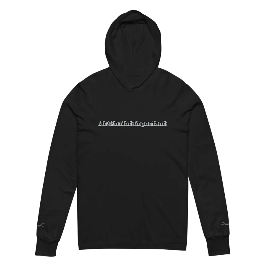 Unisex Hooded Long Sleeve Tee - Mr I'm Not Important product image (12)
