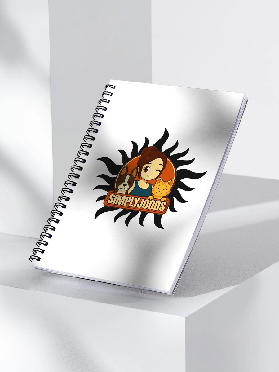 Simply Joods Logo with Symbol Spiral Notebook product image (3)