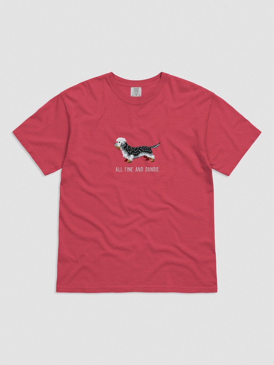 All Fine and Dandie T-Shirt(Embroidered) of a Dandie Dinmont Terrier(Pepper) product image (41)